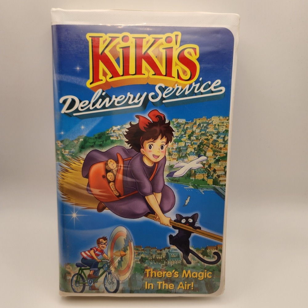 Kiki's Delivery Service VHS Clamshell Hayao Miyazaki & Studio Ghibli 1998